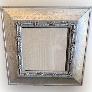 Elegant Vintage Silver Picture Frame